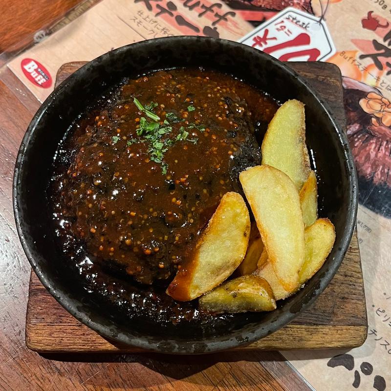 炭香黒チーズバーグ(Buff 福島店 （バフ）)