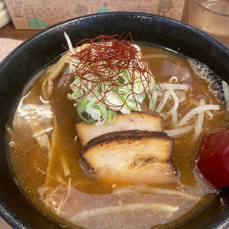 味噌ラーメン(らーめん餃子専門　こむさし)