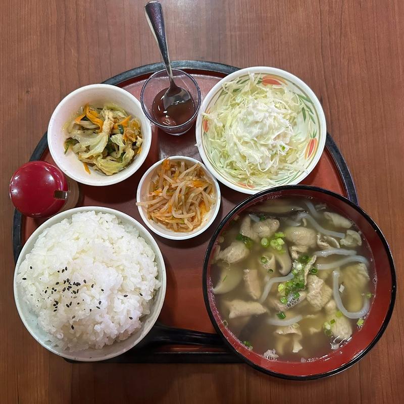 Cランチ 中味汁定食(アクアリュウム喫茶 慈伴賜)