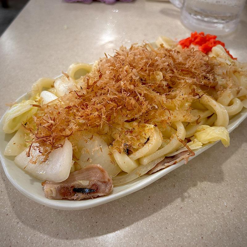 焼うどん(串カツ田中 tekuteながまち店)