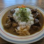 あいがけ2種（花椒カレー＆ビーフカレー）