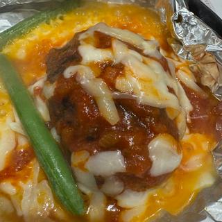 トマトチーズハンバーグ