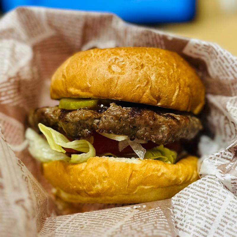 直火焼ビッグボーイのハンバーガー(ビッグボーイ 中山店)