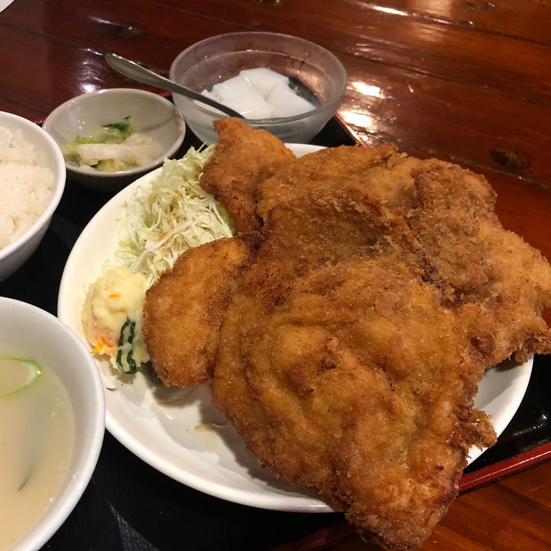 チキンカツ定食4枚(どんく)