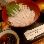 皮はぎ肝あえ丼