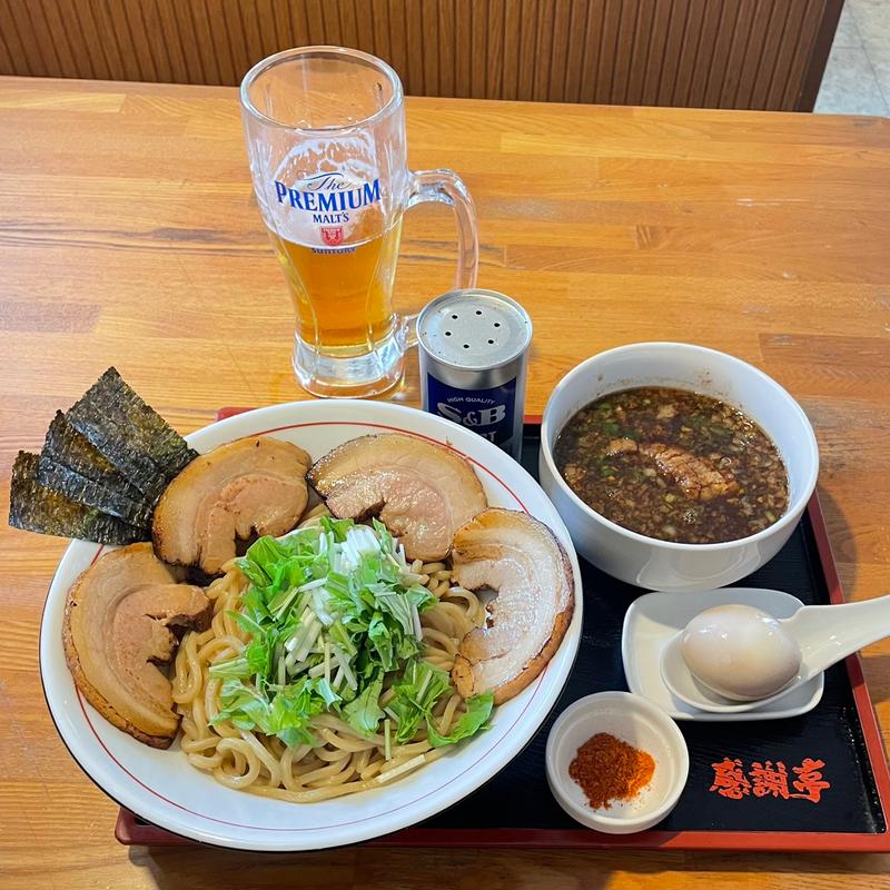 魚介系醤油スープ(彩)(感謝亭)