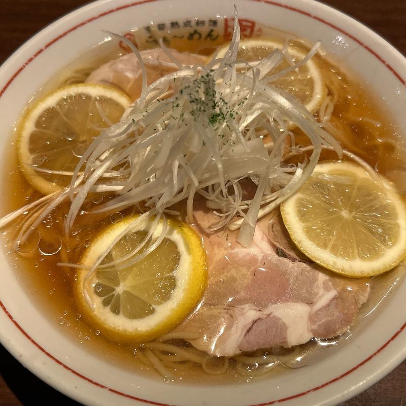 冷やし檸檬ら〜めん(らぁーめん京 姫路飾磨店)