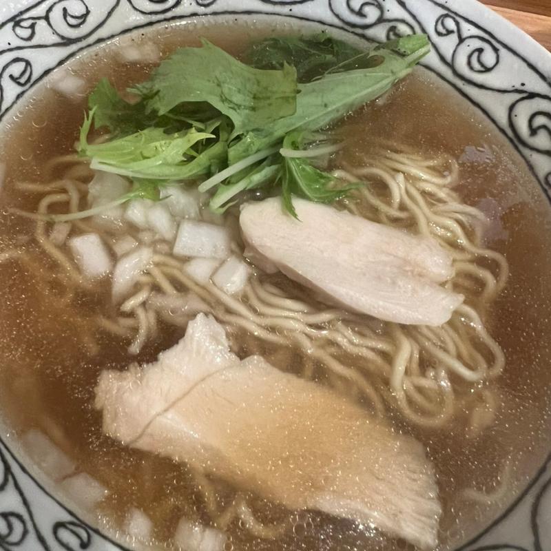 鶏塩そば(播州百日どり やんべ丼)