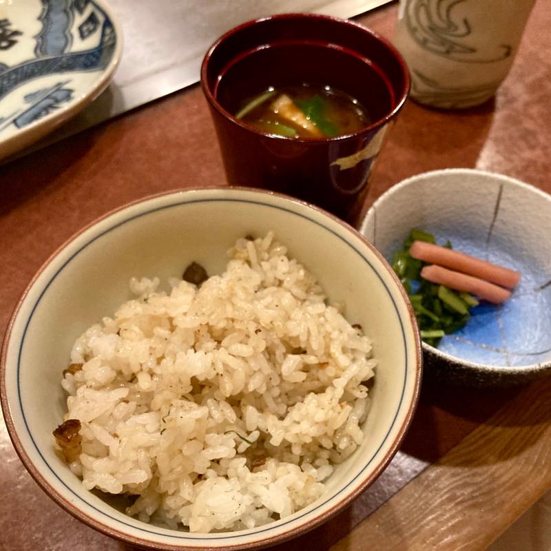 ガーリックライス(人形町今半 人形町本店)