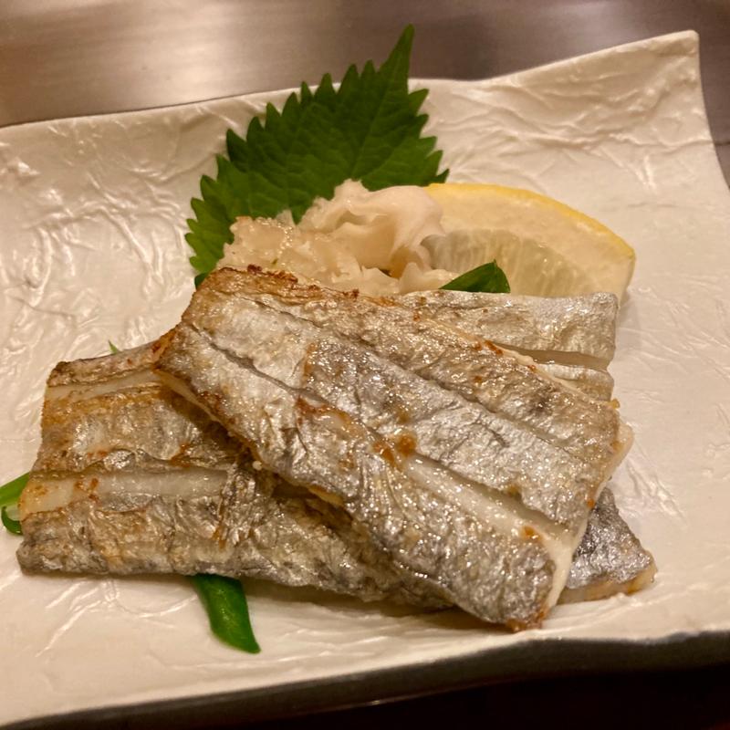 本日の魚介焼き(人形町今半 人形町本店)