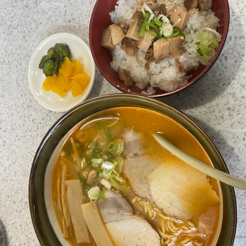 味噌ラーメン(特一番本店 動物園通り店)