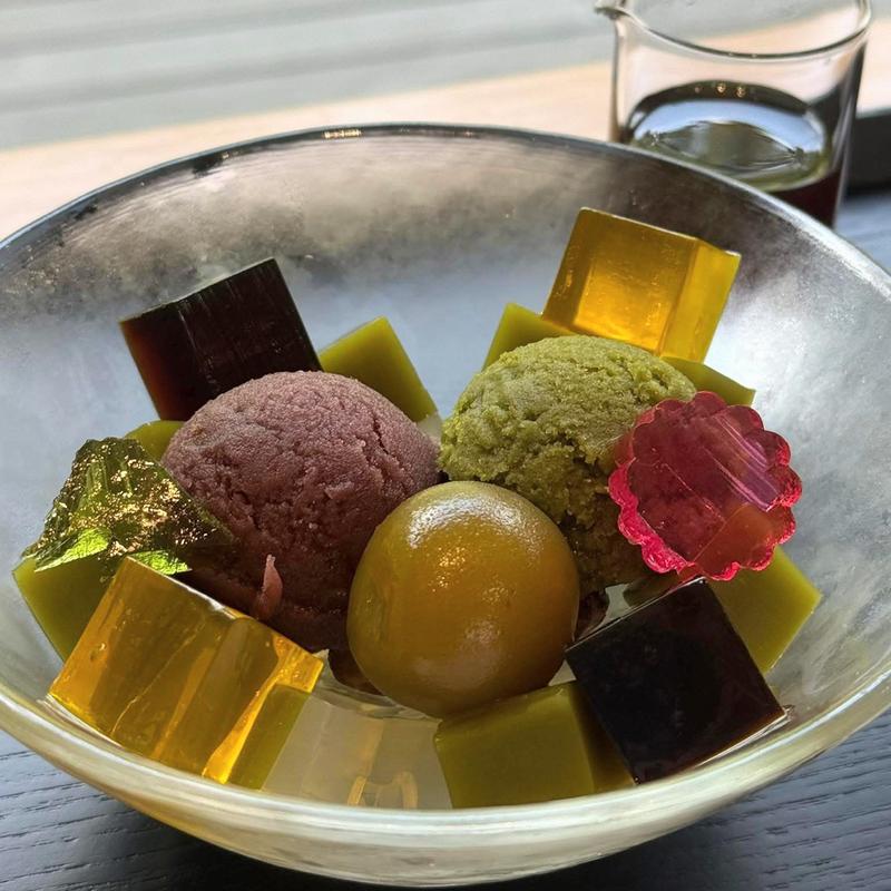 煎茶あんみつ(とらや 御殿場店)