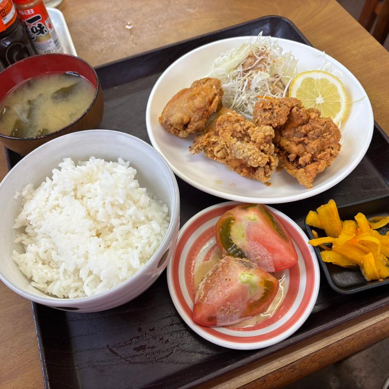 鳥からあげ定食(竜泉)