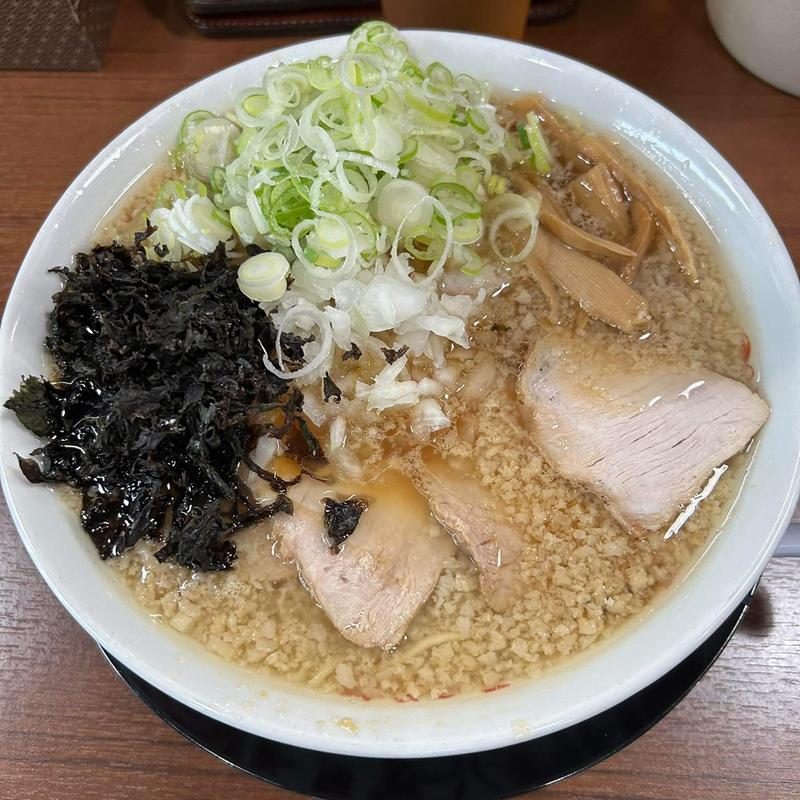 背脂中華そば 大 ネギ(三日月軒 緑ヶ丘店)