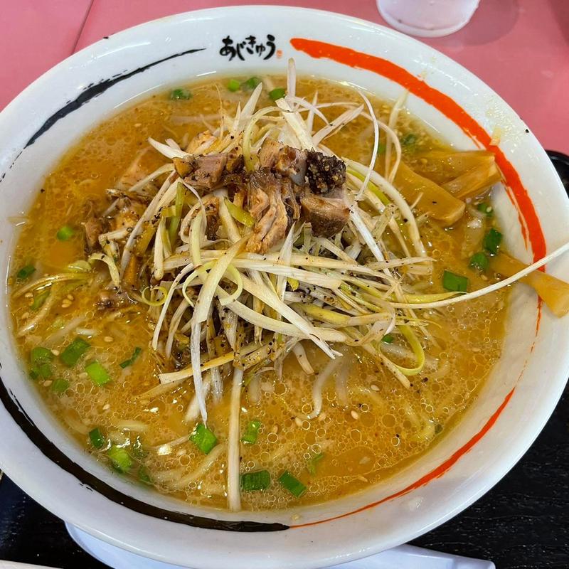 ねぎ味噌ラーメン(ラーメンショップAji-Q秋田みなと館)