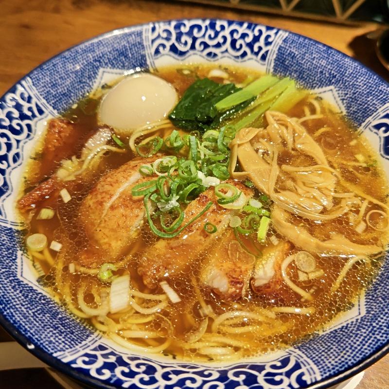 パーコー麺＋味玉(ハマカゼ拉麺店)