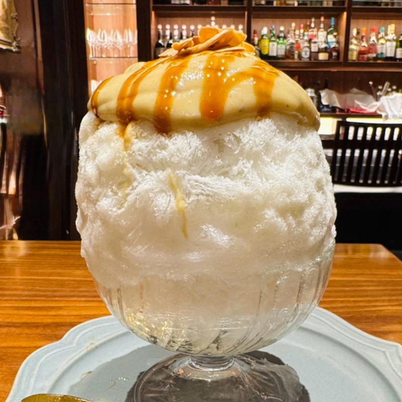 焼き芋紅天使キャラメル(ハーフ)(かき氷 葡萄屋)