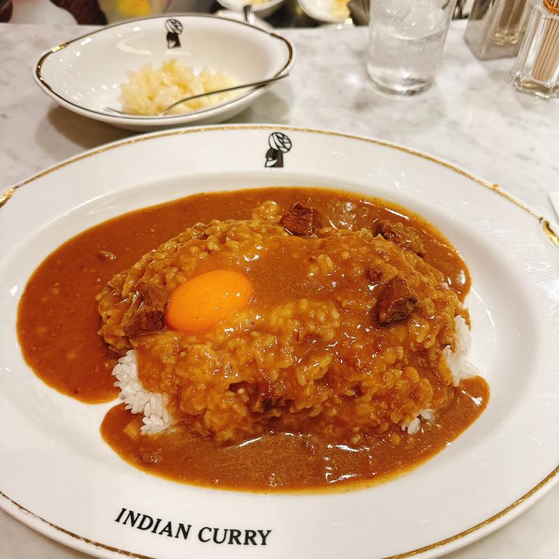 インディアンカレー　ルー大盛り　卵(インデアンカレー 中之島フェスティバルプラザ店)