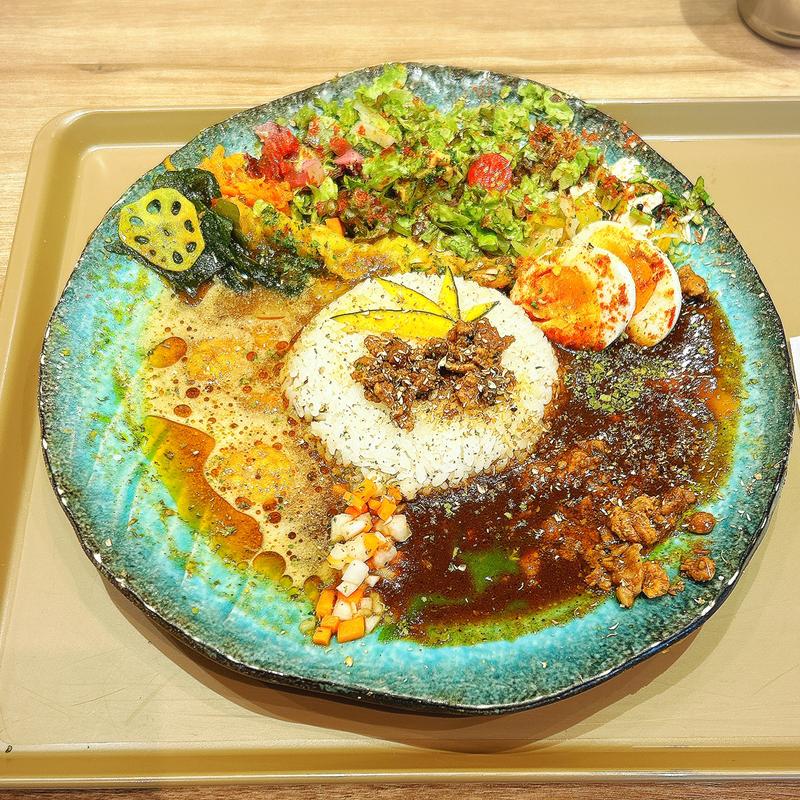 ボタニカリーとシュリンプカリー(BOTANI:CURRY（ボタニカリー）梅田店)