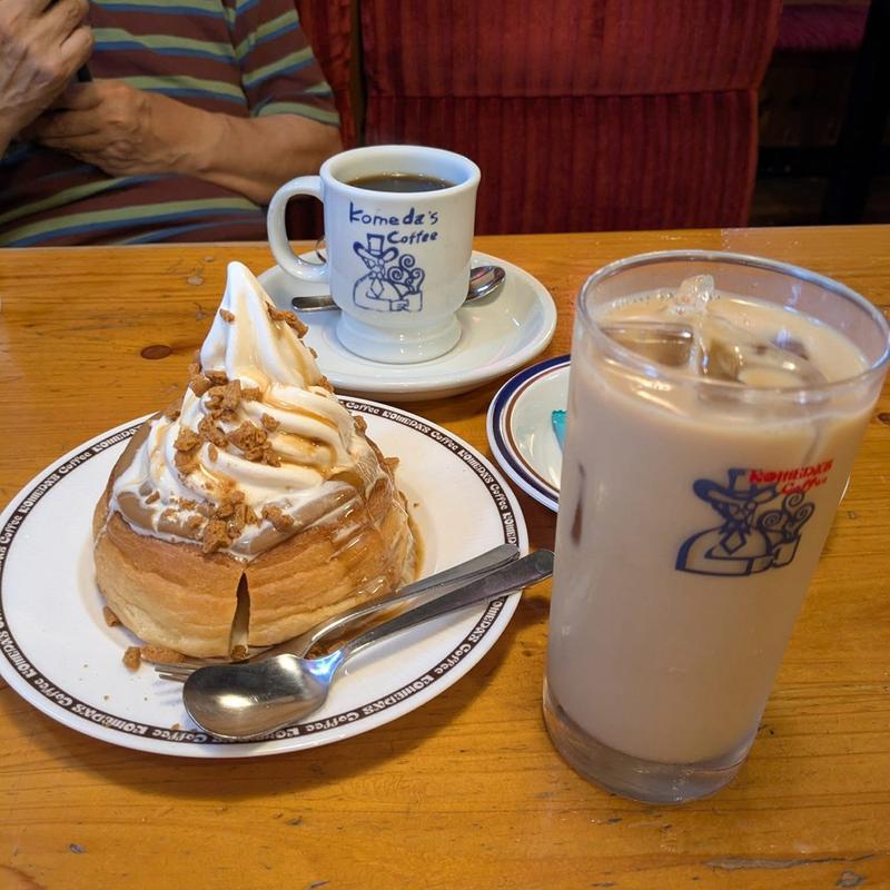 お月見シロノワール キャラメルマロン ミニ(コメダ珈琲店 下北沢店)