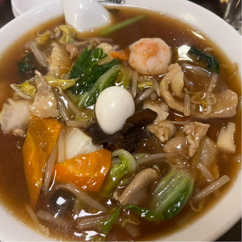 五目そば(中華飯店　靉龍 )