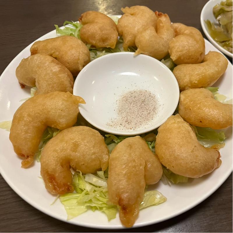 酥炸蝦仁(エビのサクサク揚げ)(中華飯店　靉龍 )