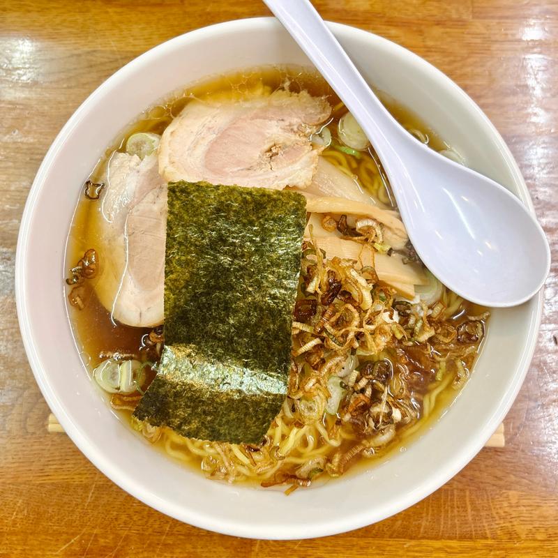 しょうゆあっさり、大盛、こがしねぎ(宗家一条流 がんこラーメン)