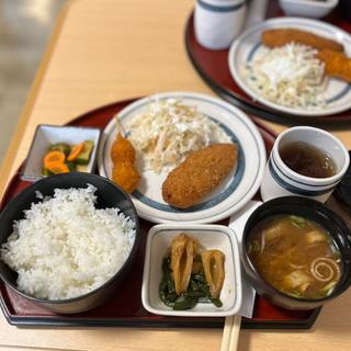 日替わりランチ、アイスコーヒー付き