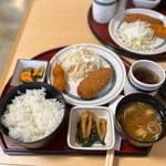 日替わりランチ、アイスコーヒー付き