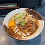 牛肉玉子入りきしめん