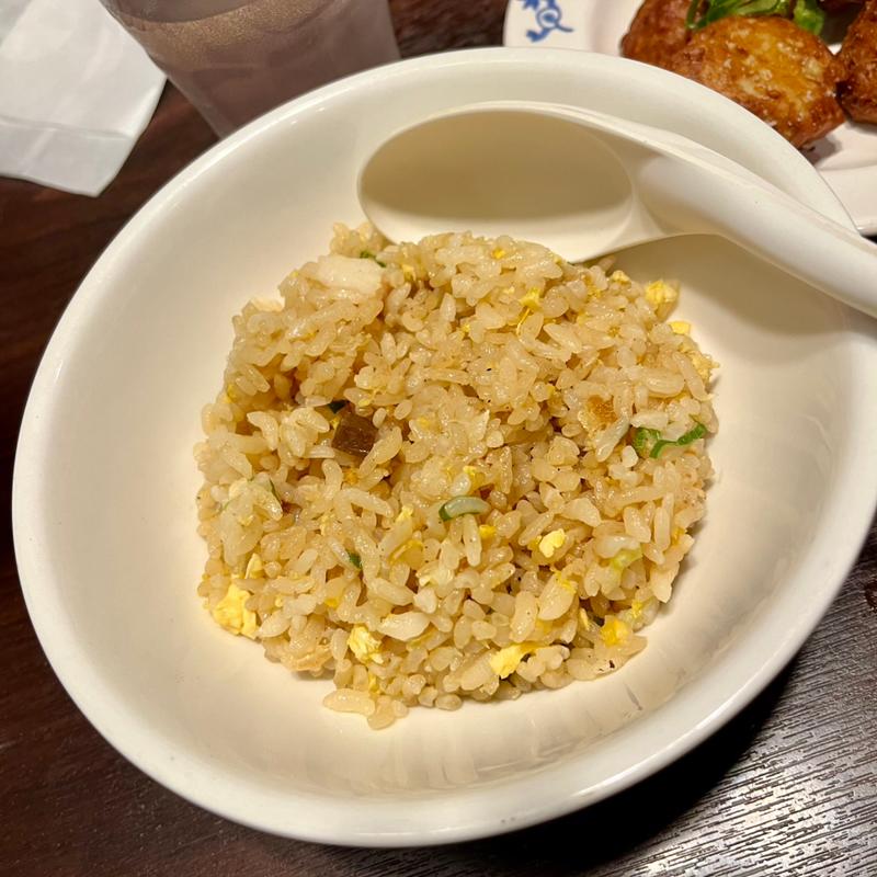 半チャーハンセット(バーミヤン 博多ミスト店)