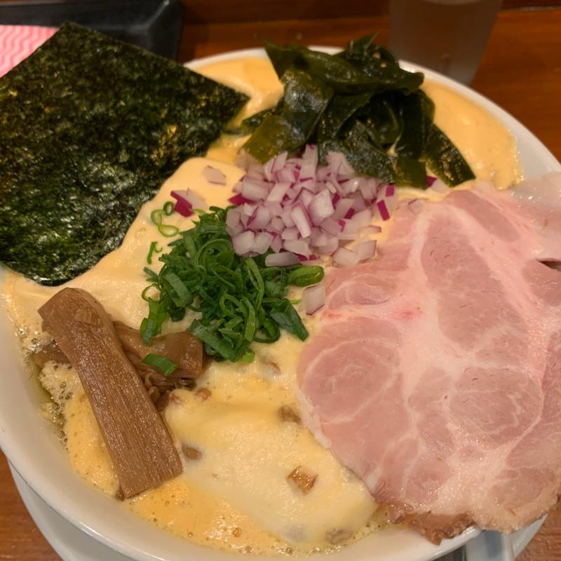 ハッピー納豆ラーメン(伍年食堂)