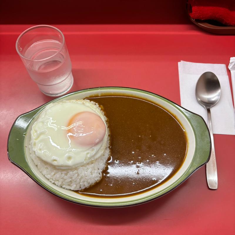 目玉焼カレー　シングル(シュクリア)