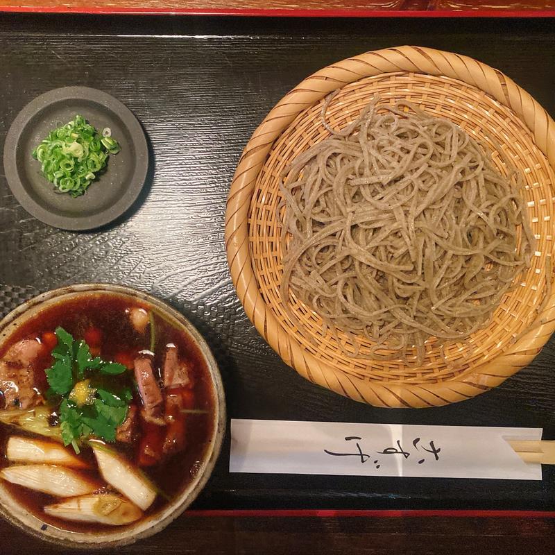 網焼き鴨せいろそば(こすげ )