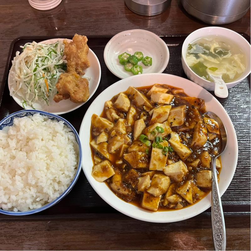 麻婆豆腐定食(味楽)