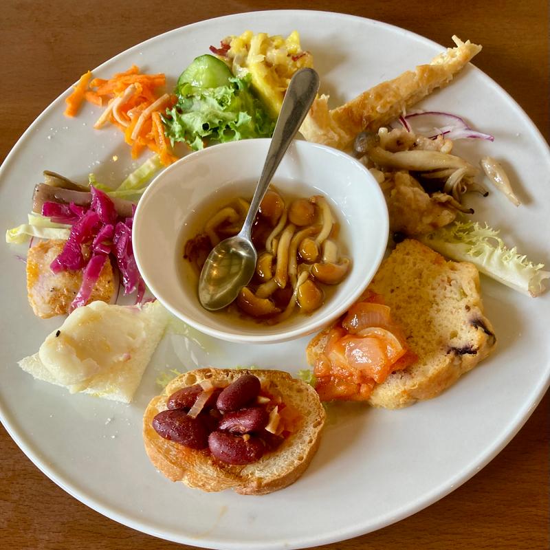 旬菜ランチ(前菜)(手づくりだいにんぐ いたり庵)