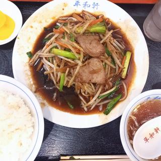レバニラ炒め定食