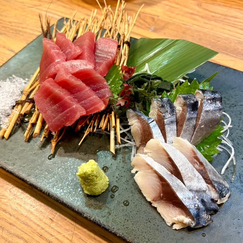 刺身/バチマグロ・〆サバ(居酒屋 天金 （てんきん）)