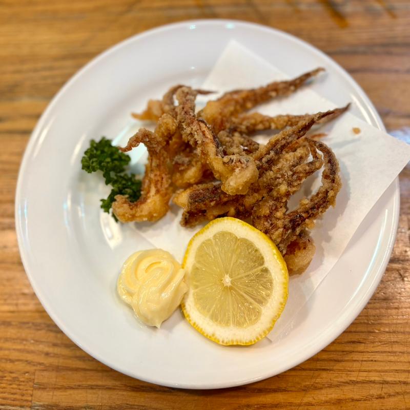 イカゲソ唐揚げ(居酒屋 天金 （てんきん）)