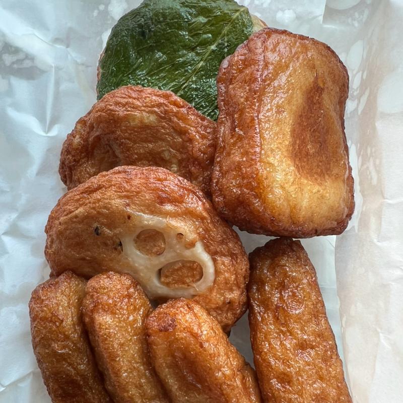 さつま揚げ　蓮根揚げ　チーズさつま揚げ　大葉さつま揚げ(揚立屋 天文館店 )