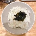 ごはん(自家製佃煮付き)(だしと麺 遊泳)