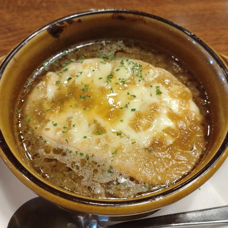 オニオングラタンスープ【単品】(トマト＆オニオン 我孫子店)