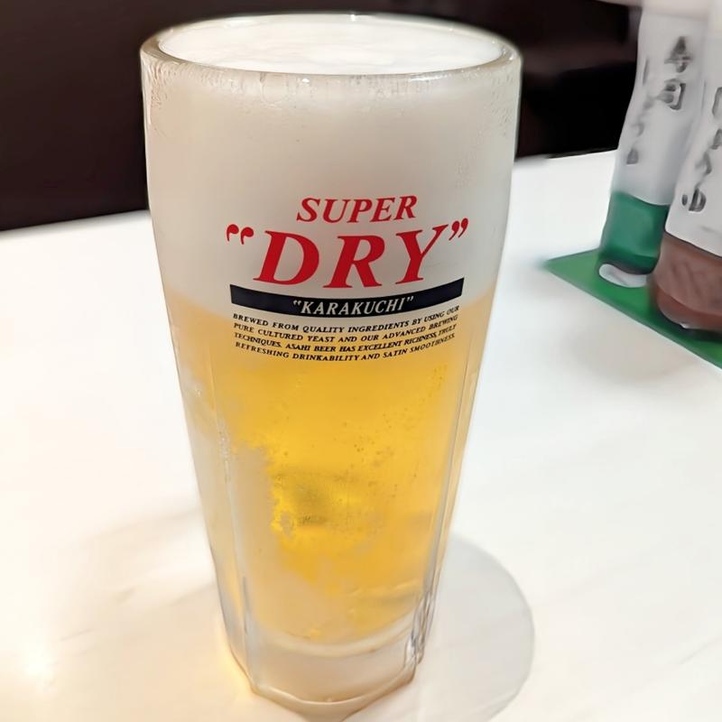 スーパードライ生ビール(魚べい 高槻店)