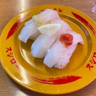 天然いか3貫盛り(スシロー 津島店)