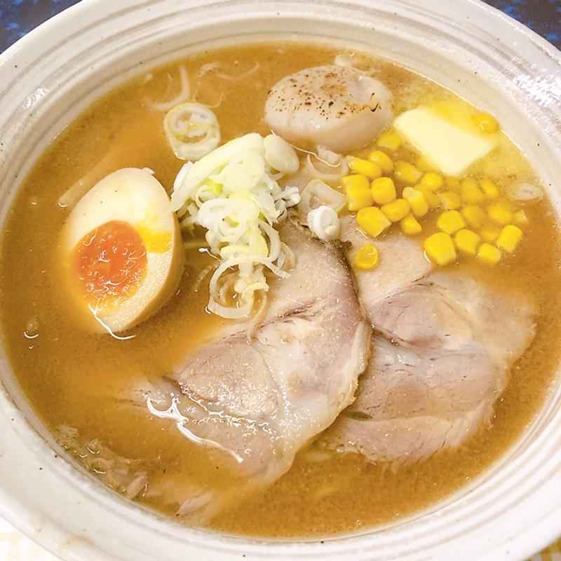 炙りホタテバターコーンみそラーメン(福屋八丁堀本店)