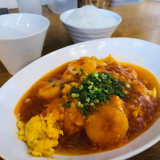 海老と卵のチリソース