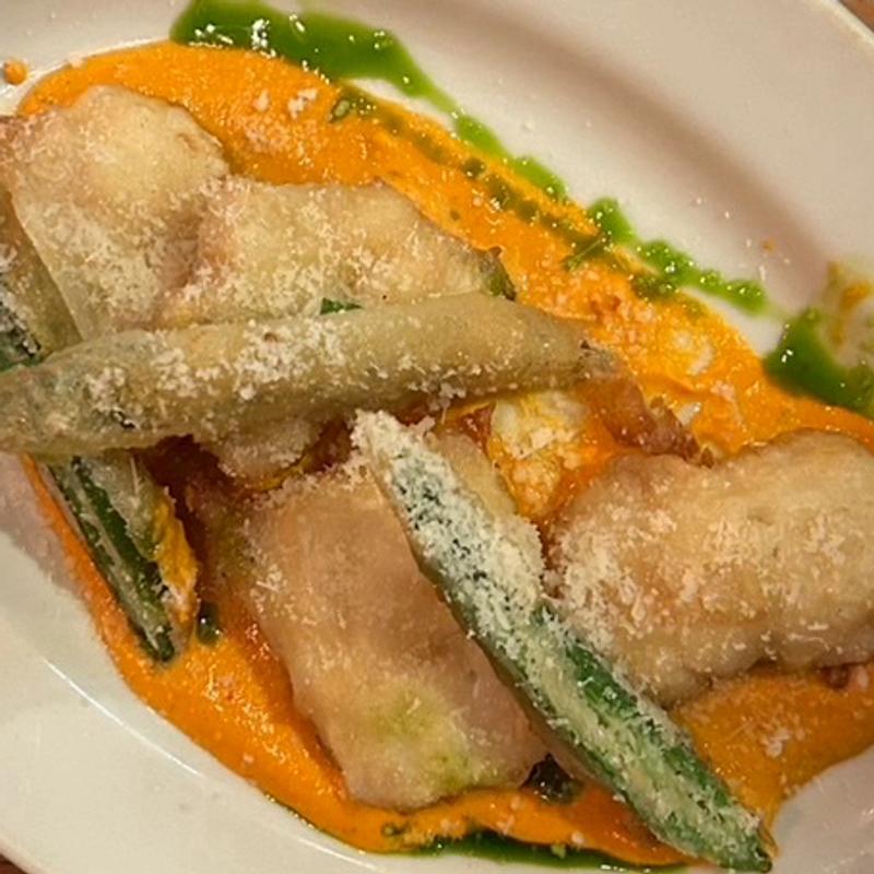 アスパラ　南瓜　のフリッター(TRUNK)