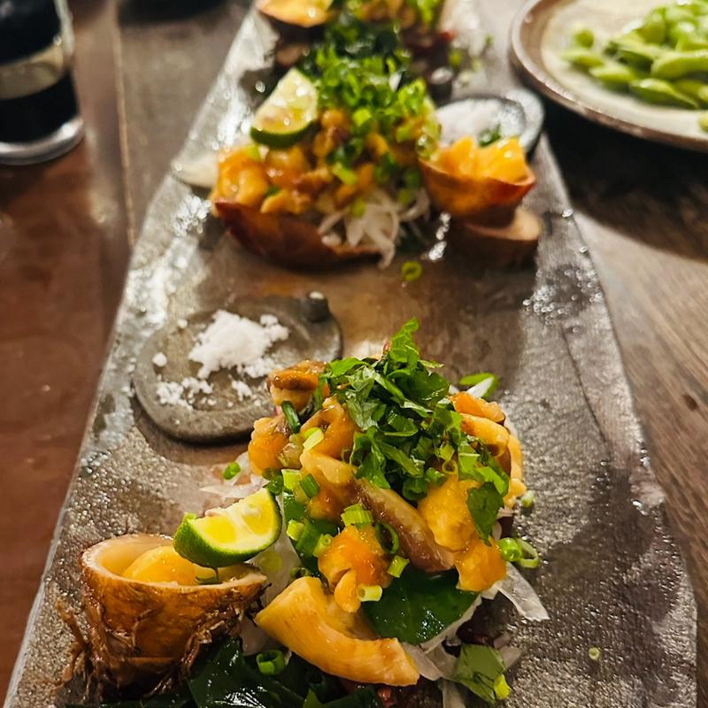 ほや刺身盛り合わせ(鉄砲町わびすけ)