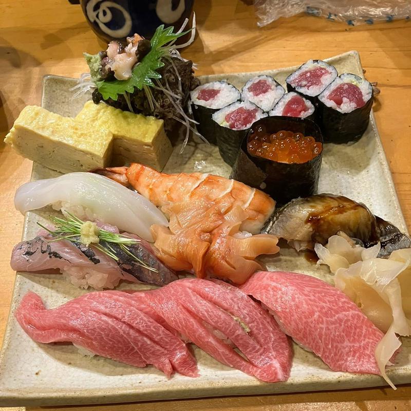 上握り 1人半(寿司政 市川駅南口)