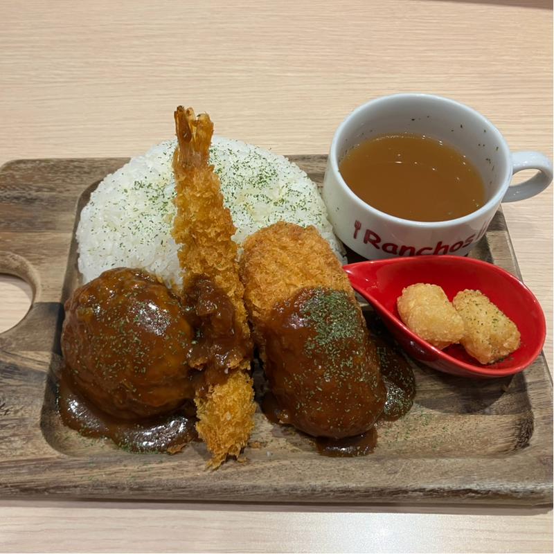 ハンバーグスペシャル(RANCHOS KITCHEN ニトリモール枚方)